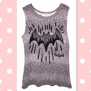 Bat Girl Tank Top sleeveless Shirt Sz 10/12 Large